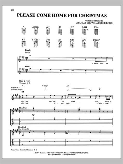 Please Come Home For Christmas | Sheet Music Direct