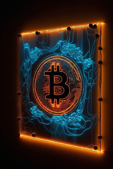 ArtStation - Neon Bitcoin Art for Wallpaper/Canvas | Artworks