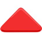 Red Triangle Pointed Up Emoji - Meaning symbol, Copy & Paste