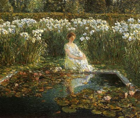 Lilies, 1910 - Childe Hassam - WikiArt.org