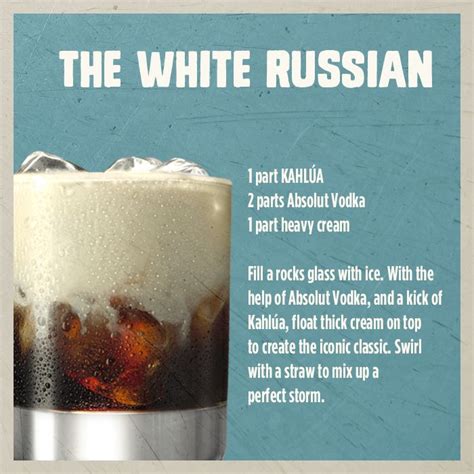 White Russian Ingredients