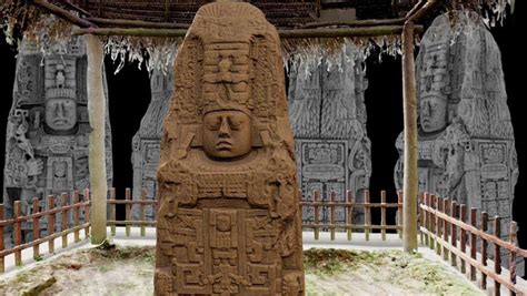 Estelas mayas del Sitio Arqueológico Quiriguá en 3D