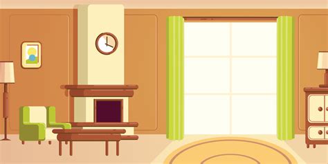 Background Home Living Room Cartoon House 8161960 Vector Art at Vecteezy