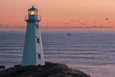 Cape Spear Lighthouse And Boat Photograph by Ryan Desjardins Photography - Www.ryandesjardins ...