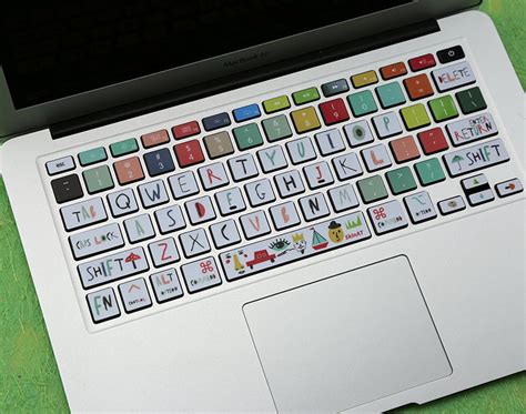 White Cute Skins Keyboard Stickers Laptop Macbook Keyboard - Etsy