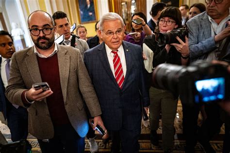 Menendez Rejects Democrats’ Calls to Resign, Prompting Talk of ...