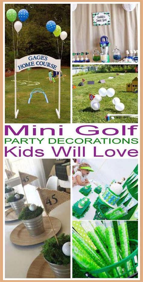 Best Mini Golf Party Decorations Kids Will Love | Golf Party Ideas ...