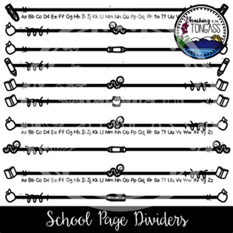 Download High Quality divider clipart school Transparent PNG Images - Art Prim clip arts 2019