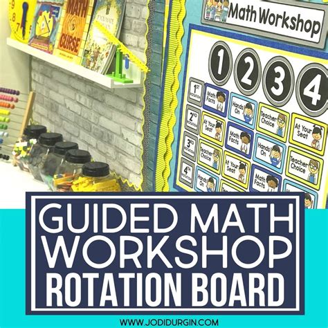 How to Use the Math Workshop with Guided Math Rotation Board - Teaching ...