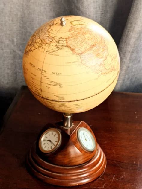 VINTAGE REPLOGLE 9& High World Globe Series Barometer Hygrometer Thermometer $20.00 - PicClick