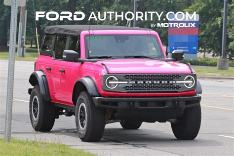 Hot Pink Ford Bronco Badlands May Preview Upcoming Color