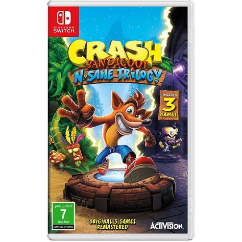 Crash Bandicoot N. Sane Trilogy Switch/Switch Lite (Games) Game Card ...