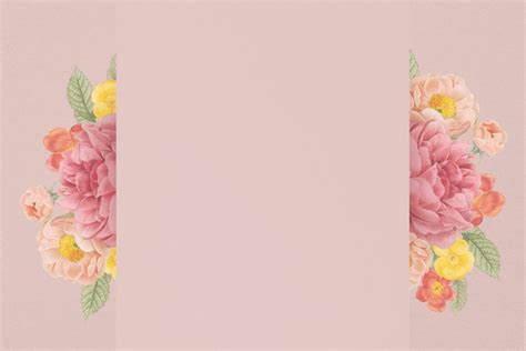 Free: Aesthetic flower background, rose border | Free Photo - rawpixel - nohat.cc