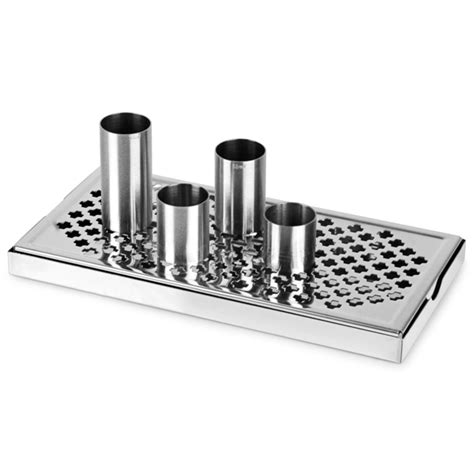 Rectangular Stainless Steel Drip Tray | Thimble Measure Drip Tray Spirit Drip Tray - Buy at ...