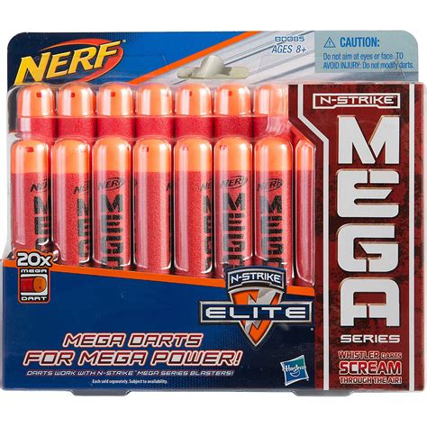 N-Strike Elite Mega Nerf Darts Refill 20ct | Party City