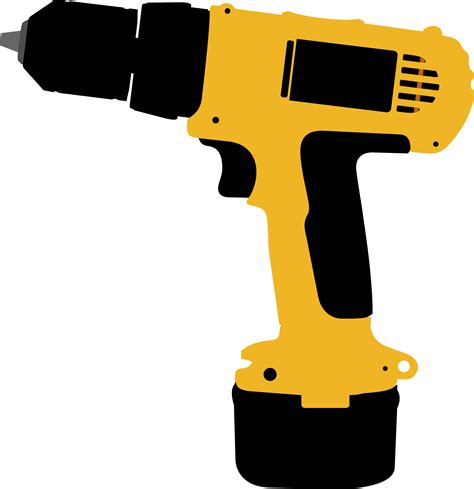 Clipart - Electric screwdriver