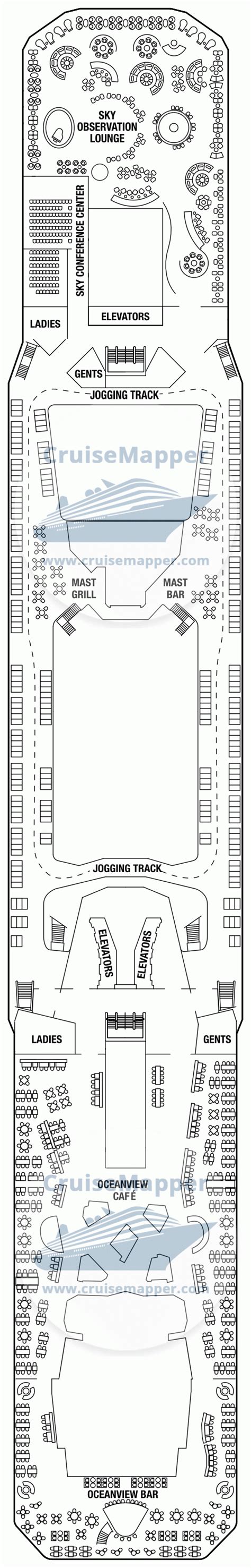 Celebrity Equinox deck 14 plan | CruiseMapper