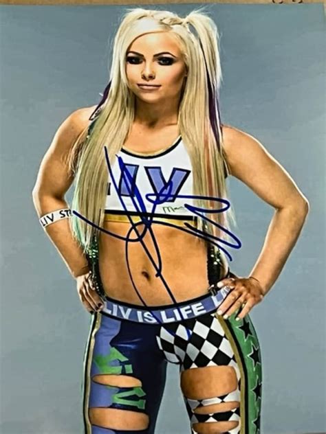 Beautiful LIV MORGAN Signed Autographed WWE 8x10 Photograph - Etsy