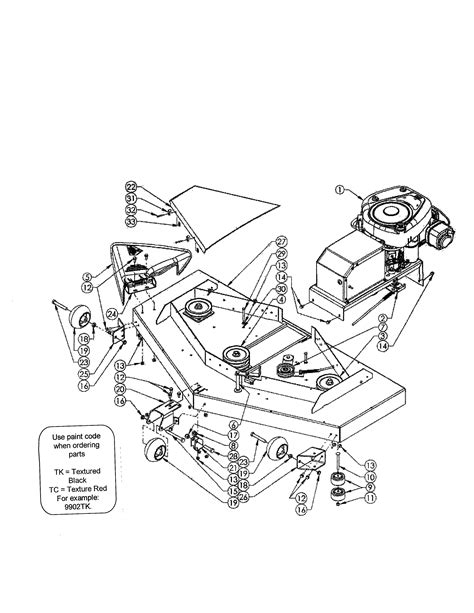 Swisher Pull Behind Mower Parts Diagram