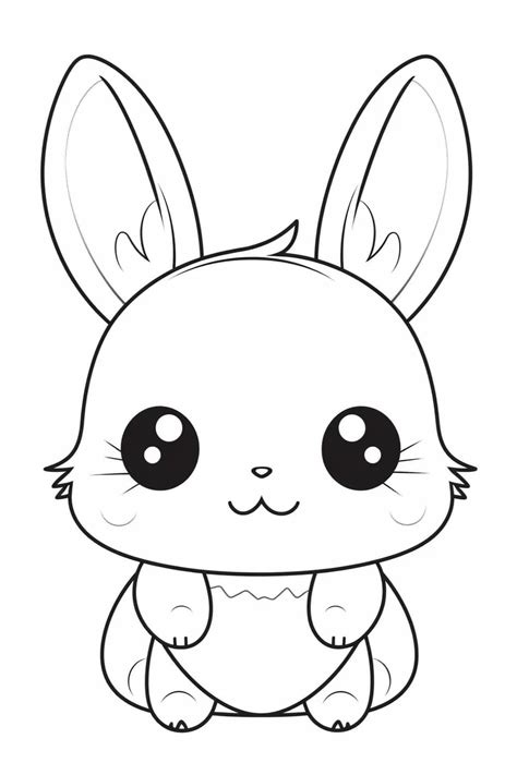 Printable Baby Bunny Coloring Pages