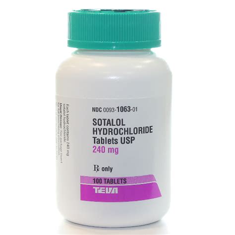 SOTALOL HCL 240MG - RX Products