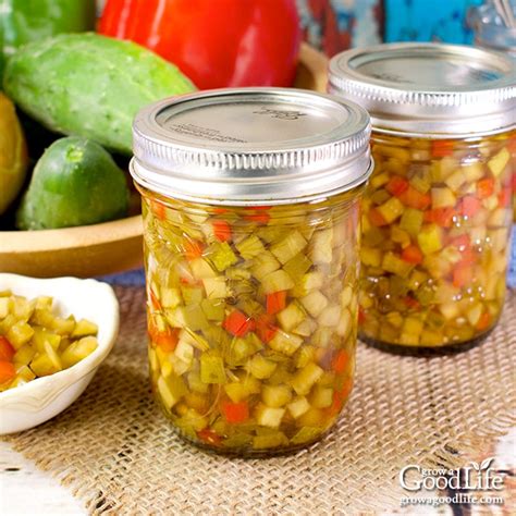 Sweet Cucumber Relish Canning Recipe | Recipe Cart