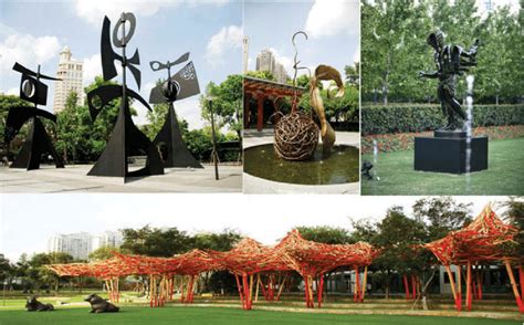 Urban sculpture at the Jing'an Sculpture Park in Shanghai. Photos... | Download Scientific Diagram