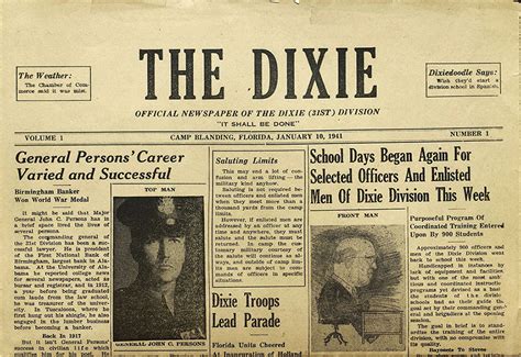 It Came from the Archives: The tale of World War 2 newspaper 'The Dixie' - Troy Today