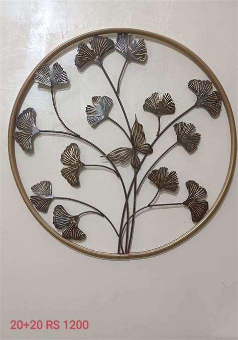 Golden Decoration Iron Wall Art Decorative, Size: 20*20 at Rs 1250 in Moradabad