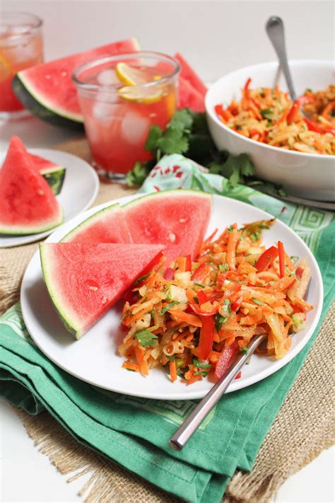 Watermelon Rind Coleslaw Recipe - fANNEtastic food | Registered Dietitian Blog | Recipes ...