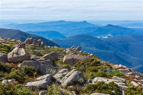 Stunning Summit of Mount Wellington Overlooking Hobart and the South ...