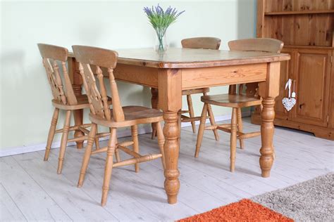 Second Hand Farmhouse Table And Chairs - Image to u