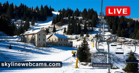 【LIVE】 Webcam Ski Area Folgaria - Fondo Piccolo | SkylineWebcams