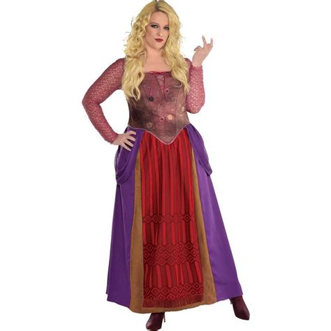 Party City Sarah Sanderson Halloween Costume For Women, Hocus Pocus, Dress With Faux Bodice ...