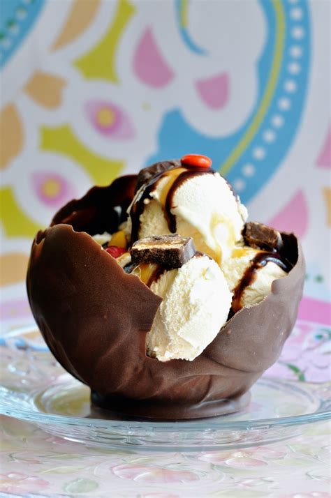 Gluten Free Goodness: Chocolate Ice Cream Bowls