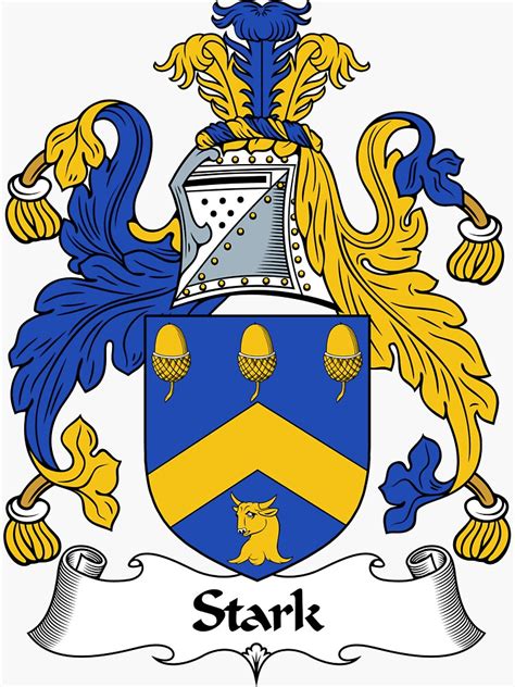 "Stark Coat of Arms / Stark Family Crest" Sticker for Sale by ScotlandForever | Redbubble