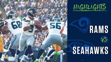 2018 Week 10: Seahawks at Rams Highlights