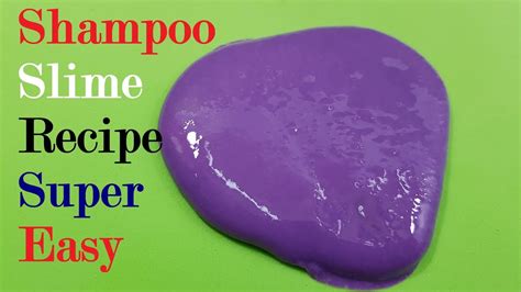 Shampoo Slime Recipe Super Easy,How to make Shampoo Slime Recipe No Glue or Borax - YouTube