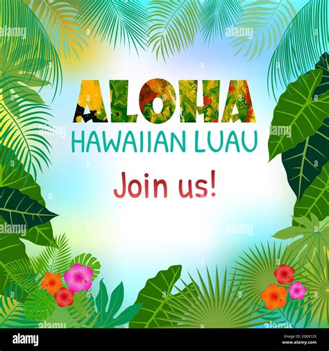 Aloha hawaii vector vectors hi-res stock photography and images - Alamy