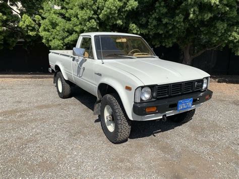 1980 Toyota Deluxe 4x4 Pick Up California all stock no rust long bed A/C - Classic Toyota Pickup ...