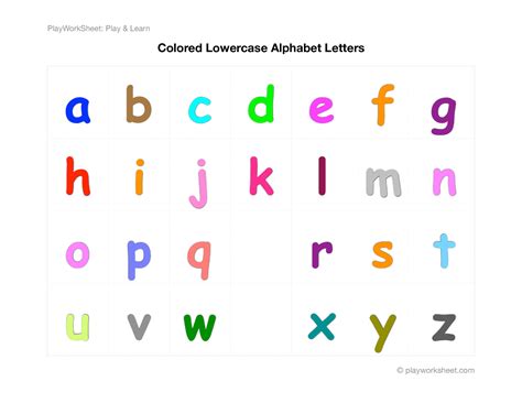 Printable Lowercase Letter Flash Cards Alphabet Chart Cursive Letting ...