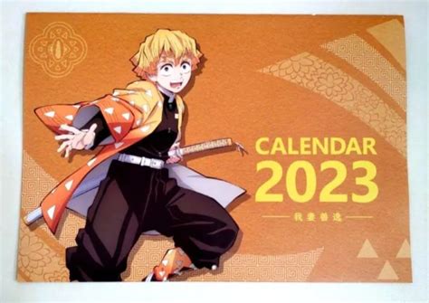 DEMON SLAYER KIMETSU no Yaiba 2023 calendar Agatsuma Zenitsu Kura sushi £22.61 - PicClick UK