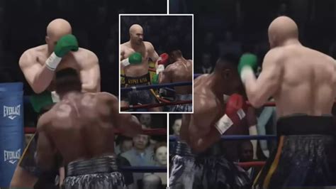 Mike Tyson vs Tyson Fury super-fight simulated and ends in brutal ...