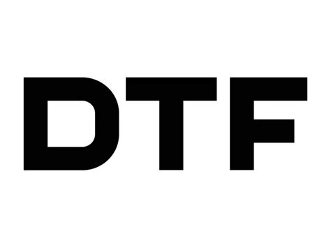 DTF Logo PNG vector in SVG, PDF, AI, CDR format