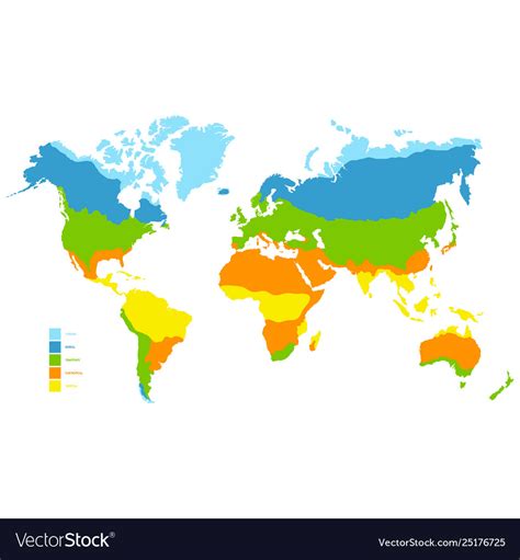 World Climate Zones Map - Draw A Topographic Map