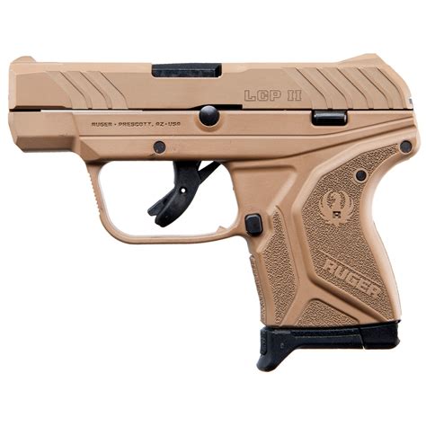 Ruger LCP II 380 Auto (ACP) 2.75in Flat Dark Earth Pistol - 6+1 Rounds ...