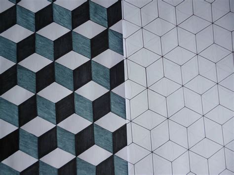 DIY Cube Pattern | Art cube, Tessellation art, Geometric pattern art