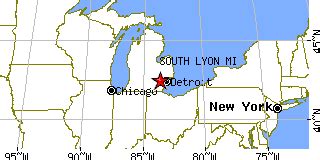 South Lyon, Michigan (MI) ~ population data, races, housing & economy