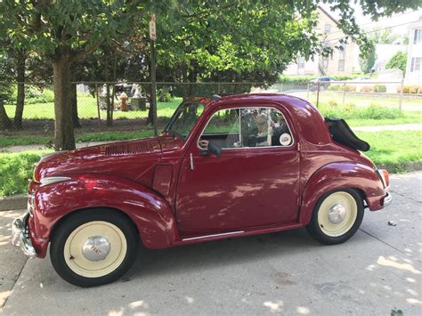 1953 Fiat 500C Topolino Convertible - $36,000 | GuysWithRides.com