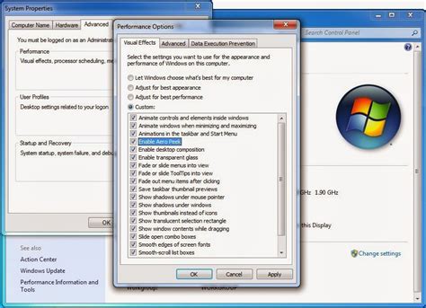 Enable Windows Aero Desktop - Aero Peek ~ PC Related Tutorials